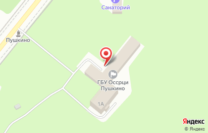 Санаторий Пушкино в Дзержинске на карте