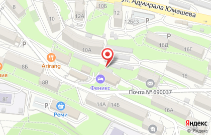 Багира на улице Адмирала Юмашева на карте