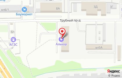 Производственная компания Алюстрой в Правобережном округе на карте