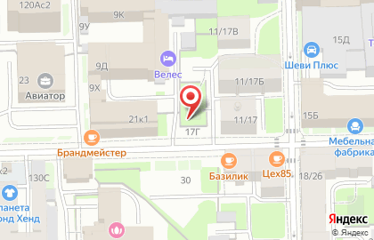 Магазин головных уборов и бижутерии на Заставской, 17г на карте