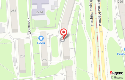 Библиотека им. И.А. Крылова на улице Карла Маркса на карте