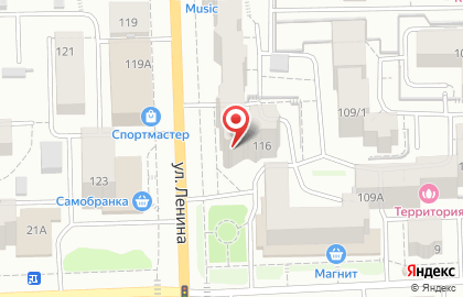 Салон Rits кухни на улице Ленина на карте