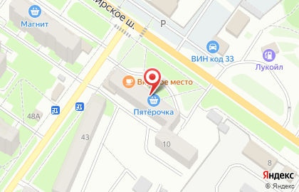 Супермаркет Пятёрочка во Владимире на карте