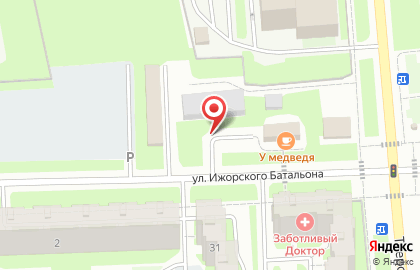 Автостоянка на ул. Ижорского Батальона, 3 к2а на карте