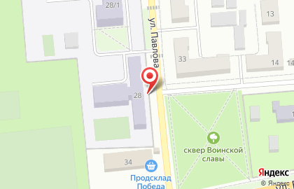 Кимовская школа на карте