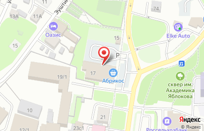Абрикос на Московском тракте на карте