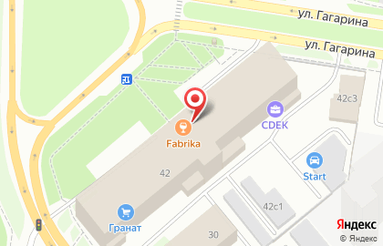 Музыкальный бар Fabrika на карте