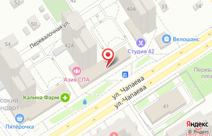 Салон красоты Chocolate на улице Чапаева на карте