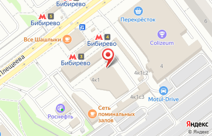 Магазин колбасных изделий Рублёвский на улице Плещеева на карте