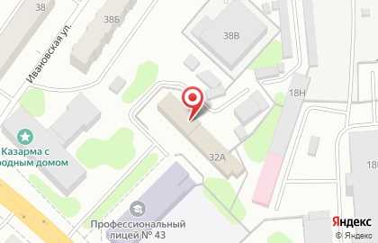 УФМС РФ по Ивановской области в Ивановском муниципальном районе на Ивановской улице на карте