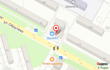 Банкомат СберБанк на улице Обручева, 11 на карте