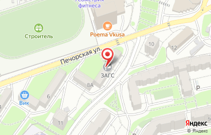 ЗАГС Первореченского района на карте
