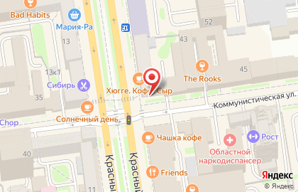 Кафе Шафран на Красном проспекте на карте
