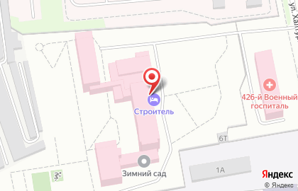 Санаторий-профилакторий Строитель на улице Халтурина на карте