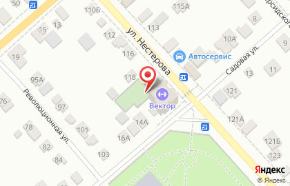 Футбольная школа Юниор на улице Нестерова на карте