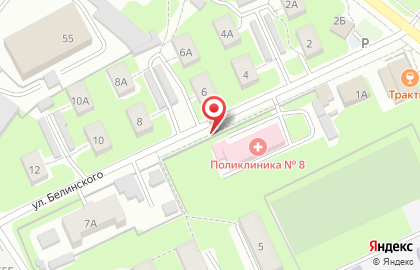 Грация на улице Белинского на карте