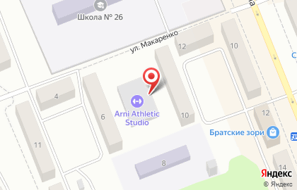 Спортивный клуб ARNI athletic studio на карте