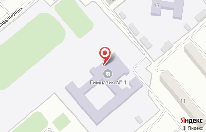 Гимназия №1 в Красноярске на карте