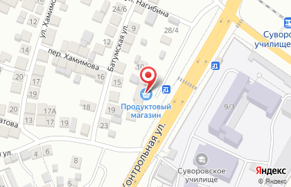 Продуктовый магазин в Астрахани на карте