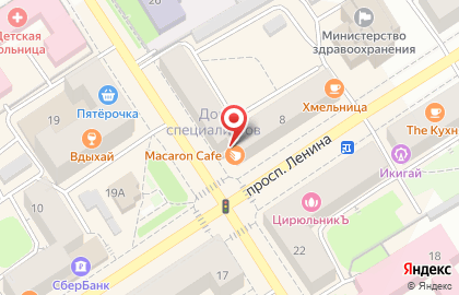 Бар Бочка на проспекте Ленина на карте