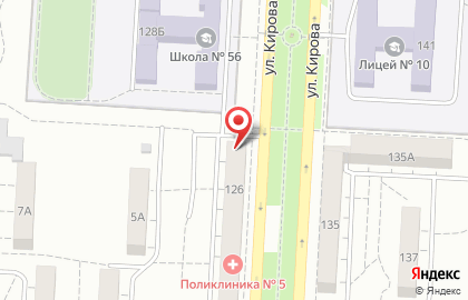 Дизайн-студия Сарафан в Кировском районе на карте