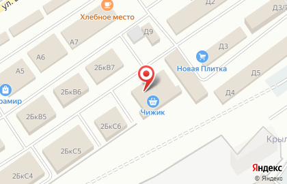 Салон корпусной мебели Прибалтмебель на улице Бахчиванджи на карте