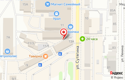 Магазин трикотажа в Челябинске на карте