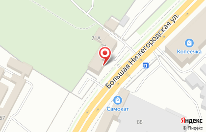 Курьерская служба Dimex на Большой Нижегородской улице на карте