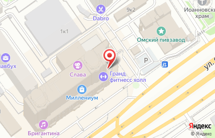 Супермаркет Пятёрочка на Фрунзе на карте