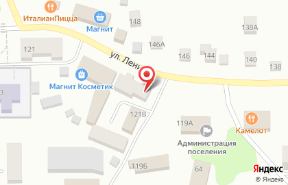 Автокомплекс на улице Ленина 121А на карте