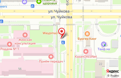 МилаДенежка на улице Маршала Чуйкова на карте