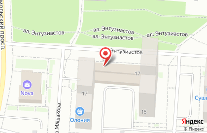 Магазин разливных напитков Бочонок на улице Энтузиастов на карте