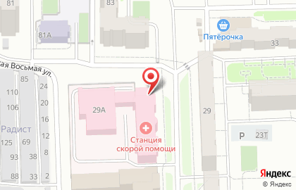Больница Скорая медицинская помощь на карте