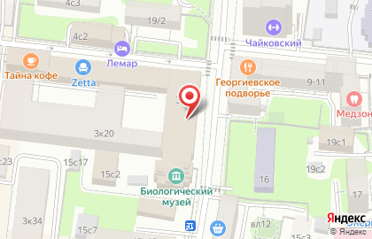 Перекресток на Белорусской (ул Грузинская М.) на карте
