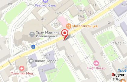 Магазин Добрынинский в Москве на карте