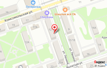ООО РосДеньги на улице Ленина на карте
