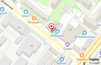 Компания по аренде помещений в Октябрьском районе на карте
