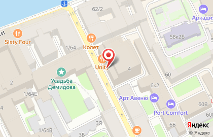 Коммуникационное агентство ПРАВДА в переулке Гривцова на карте