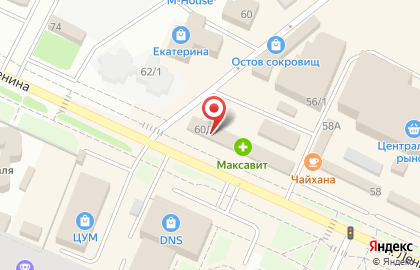 Салон оптики Корд Оптика на улице Ленина на карте