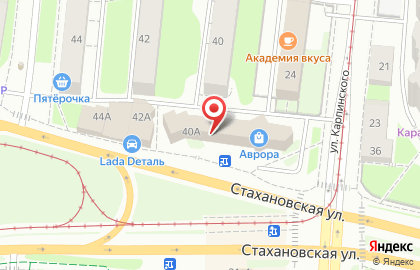 Оптово-розничный магазин Lumma Store на Стахановской улице на карте