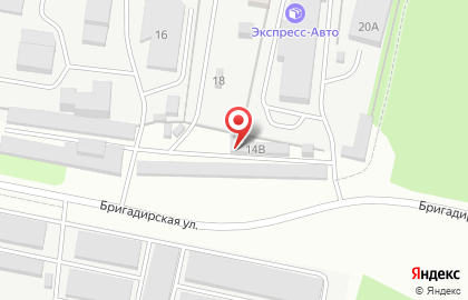 Автосервис На Бригадирской на карте