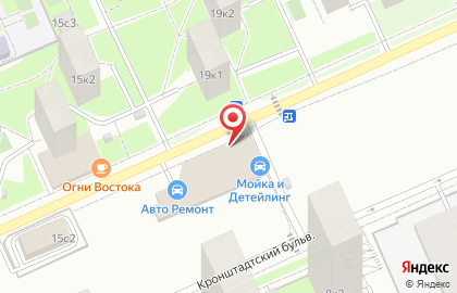Магазин товаров для ремонта 3 в 1 на Кронштадтском бульваре на карте
