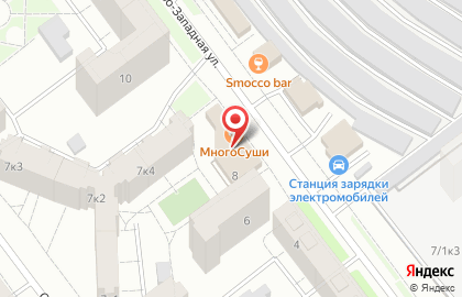 Аптека Тамбовфармация на улице Северо-Западная на карте