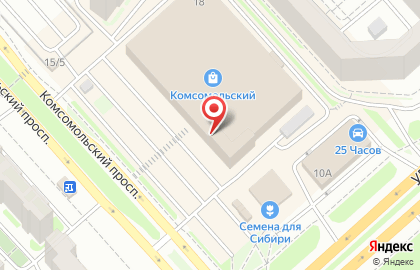 Торгово-офисный комплекс Комсомольский на Комсомольском проспекте на карте