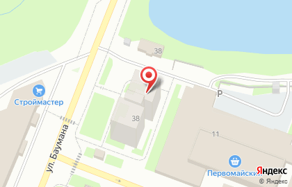 Парикмахерская Алина на улице Баумана на карте