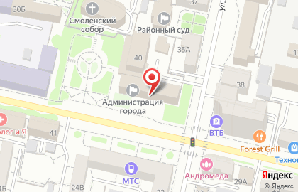Администрация г. Белгорода на Гражданском проспекте на карте