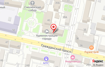 Банкомат ВТБ на Гражданском проспекте на карте