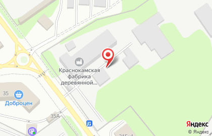 Краснокамская фабрика деревянной игрушки на Коммунистической улице на карте