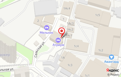 Гостиничный комплекс Атриум в Дзержинском районе на карте