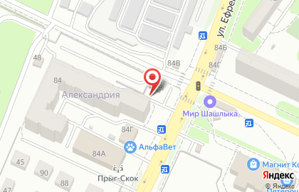Аракс на улице Ефремова на карте